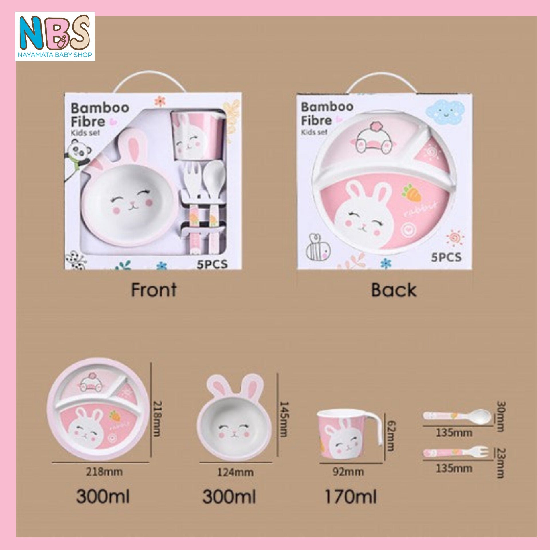 Best Bamboo Fibre Kids Set