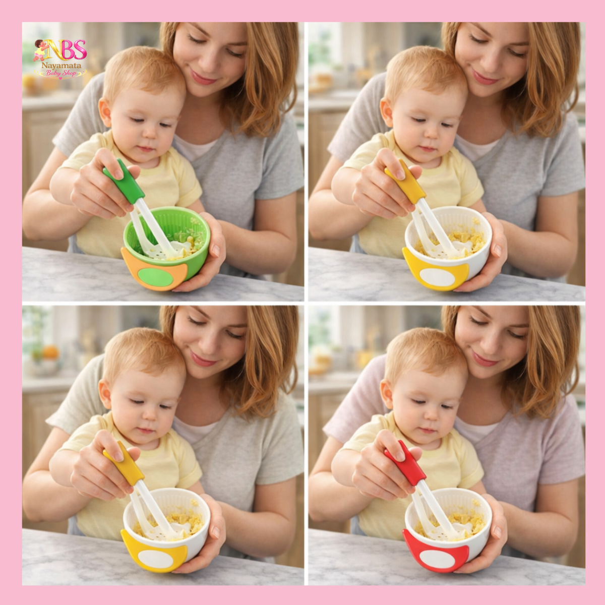 Baby Food Masher & Serve Bowl | বেবি ফুড ম্যাশার এবং সার্ভ বাটি - Image 3