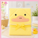 Terry Cotton Baby Hooded Towel Cap | টেরি কটন বেবি হুডেড টাওয়েল ক্যাপ - Image 2