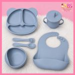Silicon Baby Cutlery Set Bangladesh | Food Grade Silicone Baby Feeding Set - Image 3