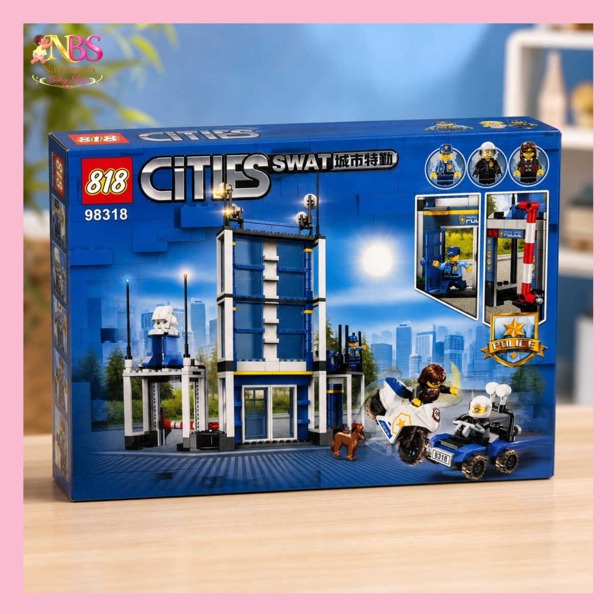 SWAT Police Headquarters Building Blocks Set - Image 3