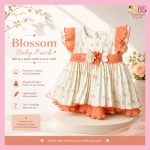Baby Girl Georgette Frock |  জর্জেট ফ্রক - Image 2