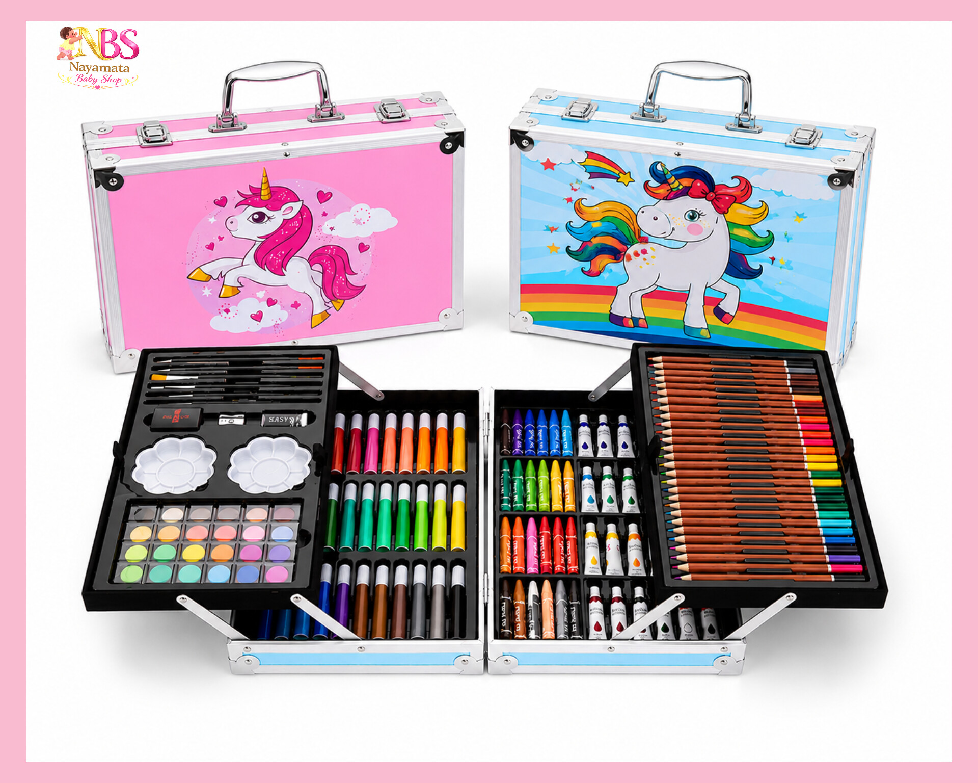 InShot_20260509_210017094.jpg Unicorn - Space Colouring Kit Kids Art Set - Image 1