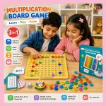 Multiplication Board Game for Kids BD | 3 in 1 Educational Toy