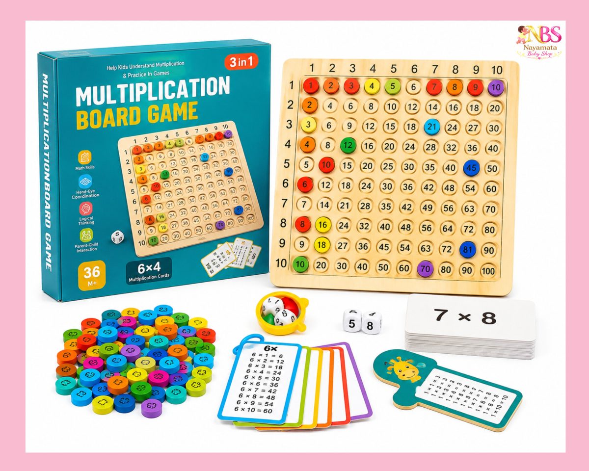 Multiplication Board Game for Kids BD | 3 in 1 Educational Toy - Image 3