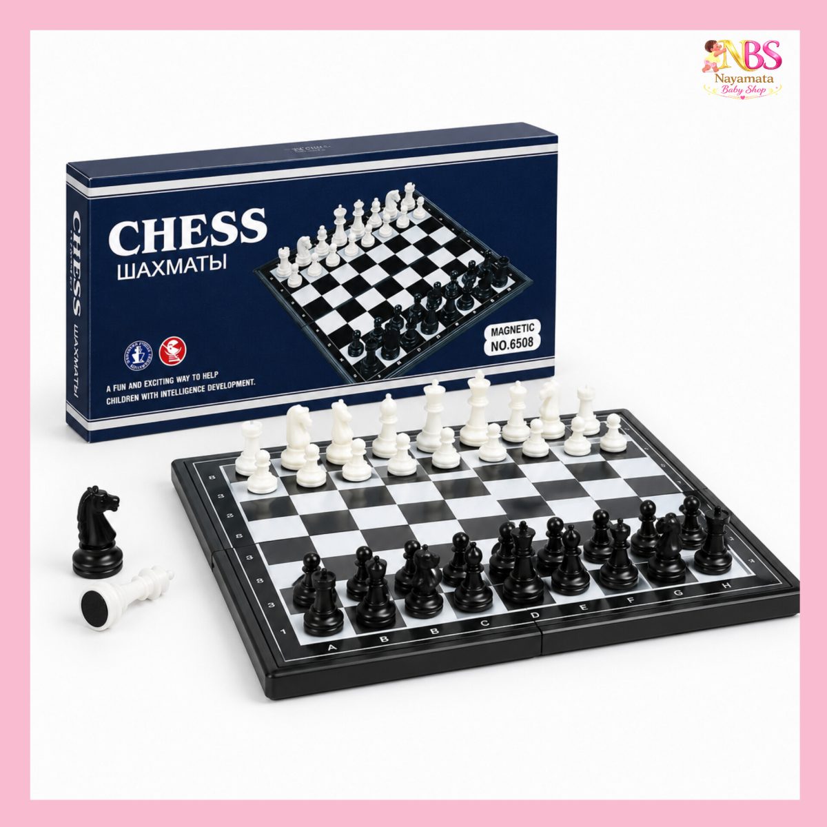 Magnetic Chess Set BD | Portable Chess Board for Kids & Adults