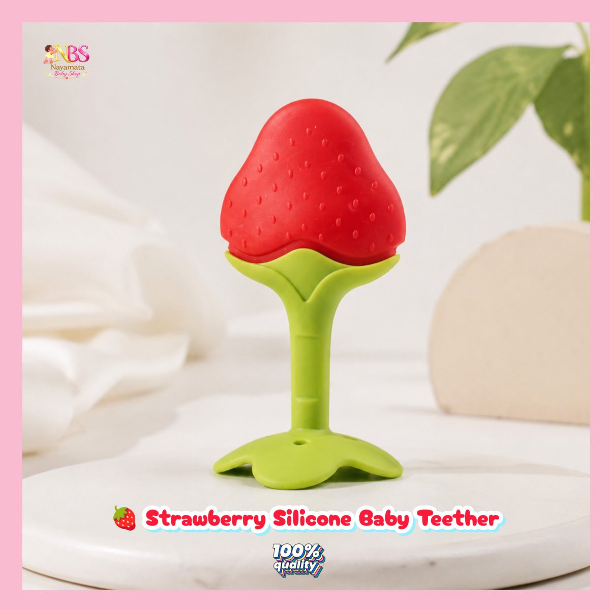 Fruit Shape Silicone Baby Teether BD BPA Free Baby Teething Toy
