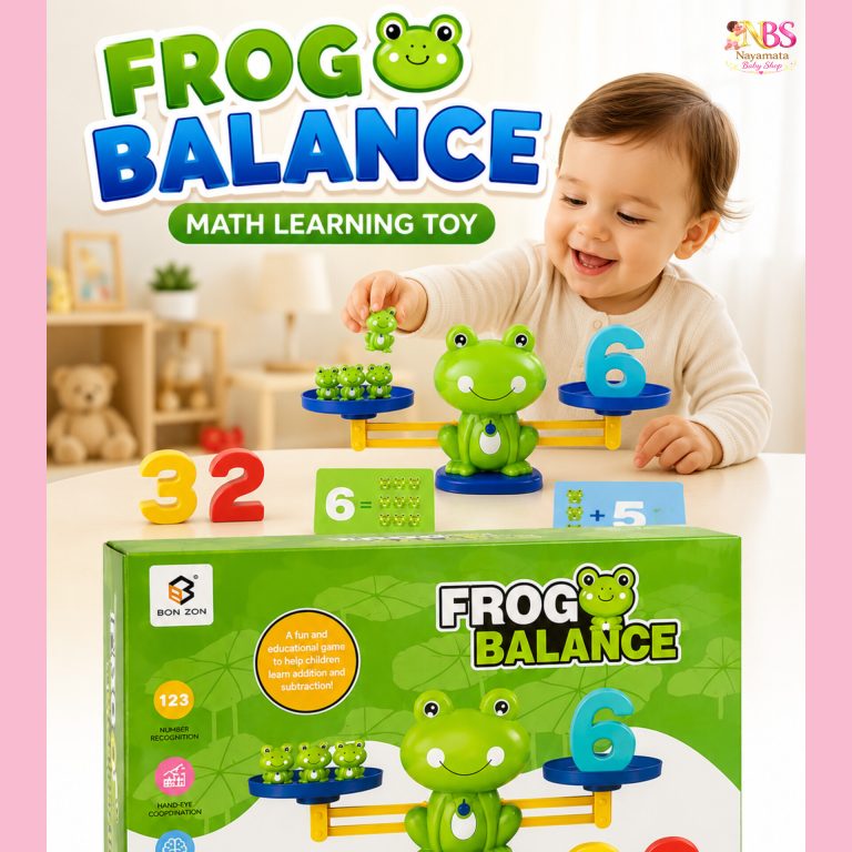 Frog Balance Math Learning Toy BD Kids Educational Counting Game
