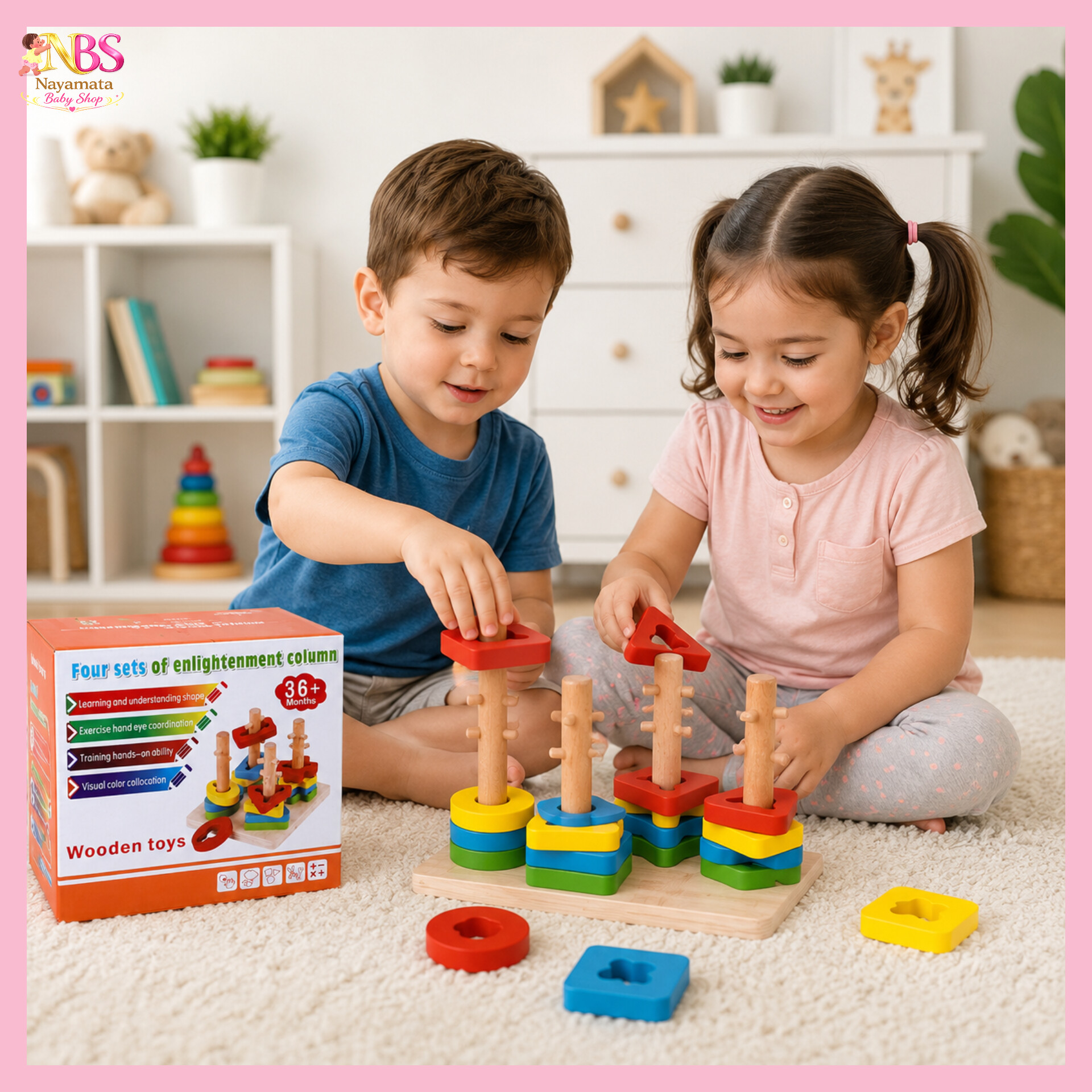 InShot_20260619_195959380.jpg মন্টেসরি Wooden Shape Sorting Board – শিশুর বুদ্ধি বিকাশের কাঠের খেলনা