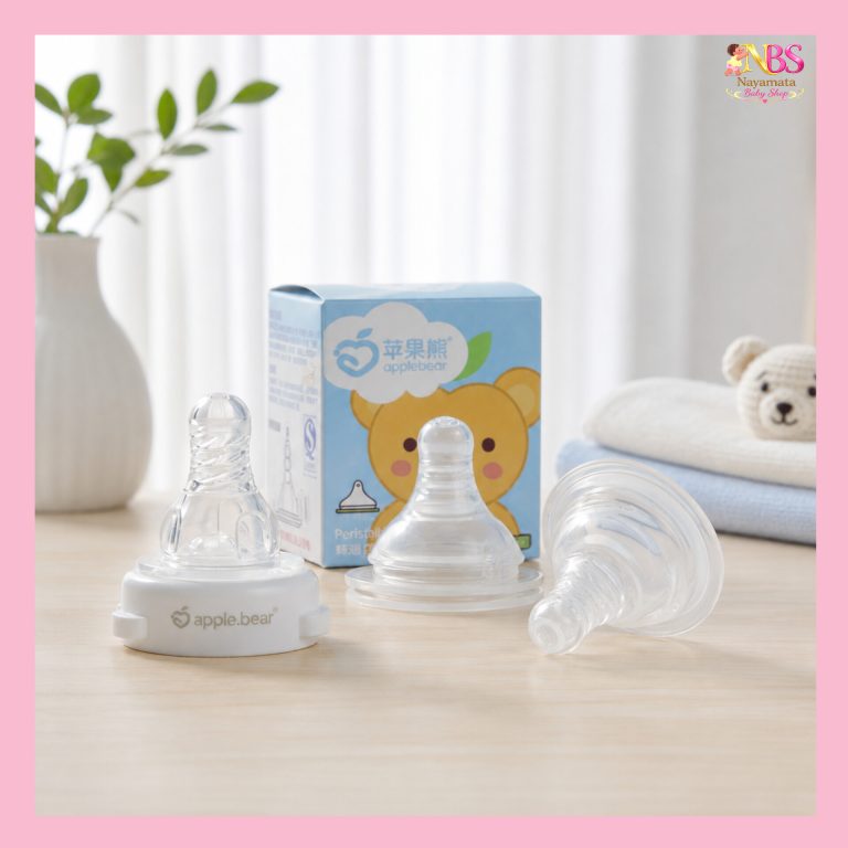 Applebear soft silicone baby nipple BPA free