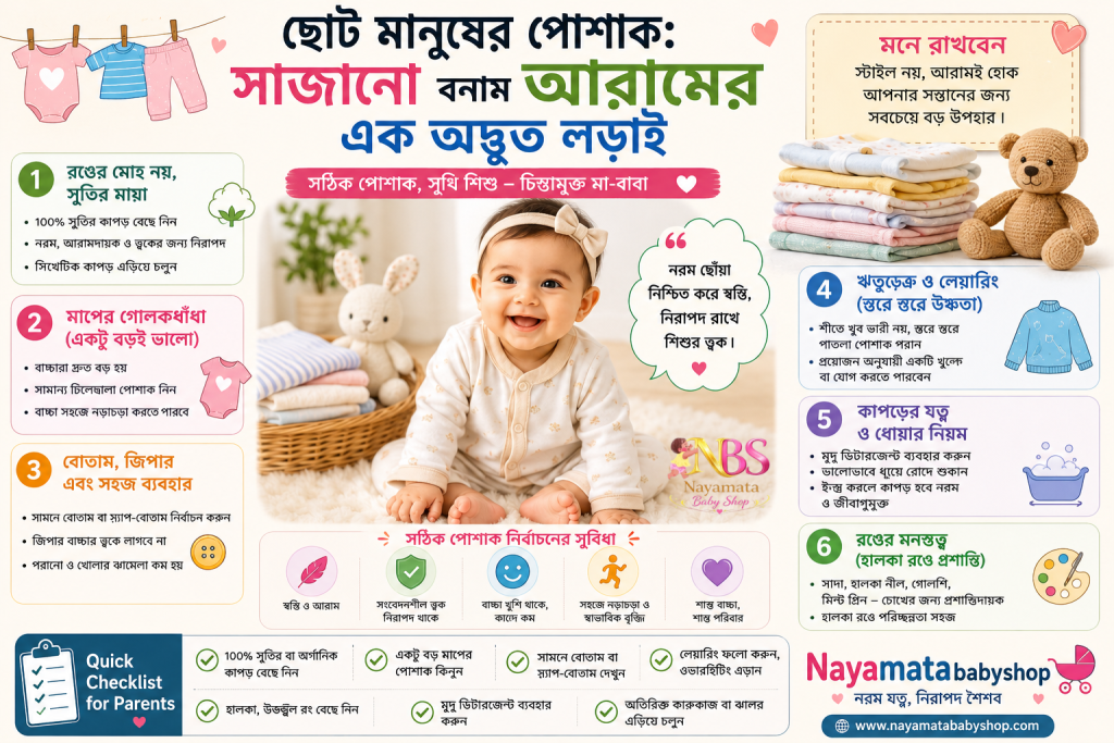 Soft cotton baby clothes for newborn comfort and sensitive skin care