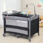 Ktaxon 4-in-1 Adjustable Baby Crib | Portable Baby Crib Bangladesh