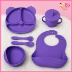 Silicon Baby Cutlery Set Bangladesh | Food Grade Silicone Baby Feeding Set - Image 2